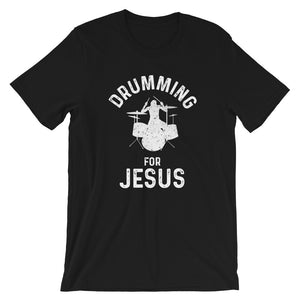 Drumming For Jesus Full Drumset Premium Unisex T-Shirt